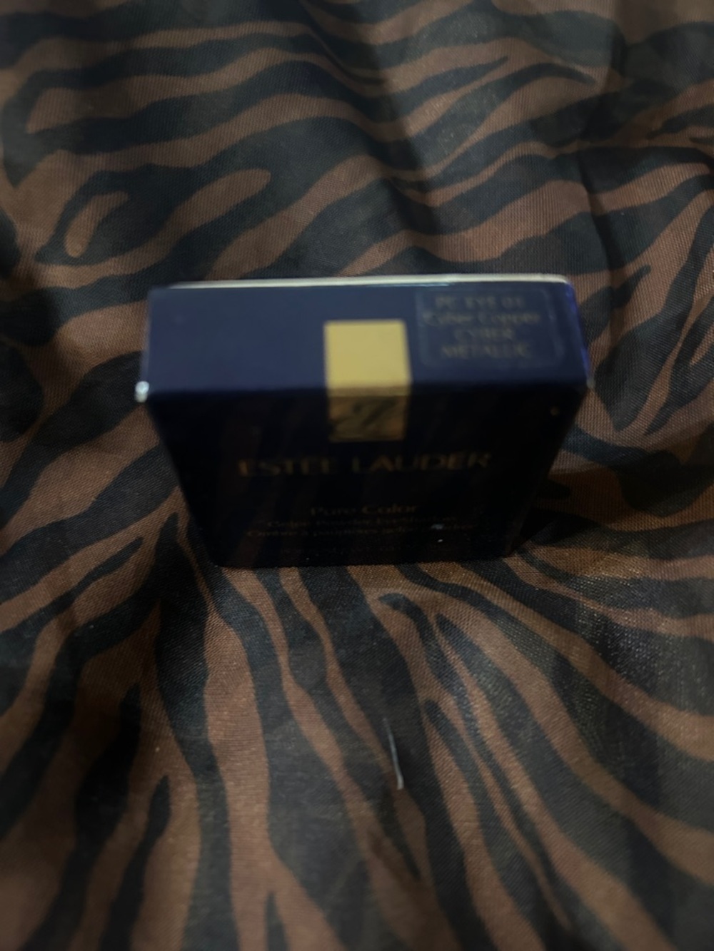 Estee Lauder Eyeshadow Compact - Navy Blue and Gold